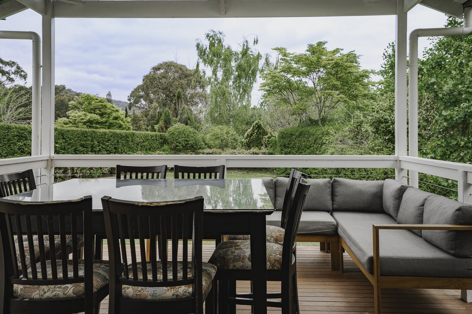 The verandah at The White House
