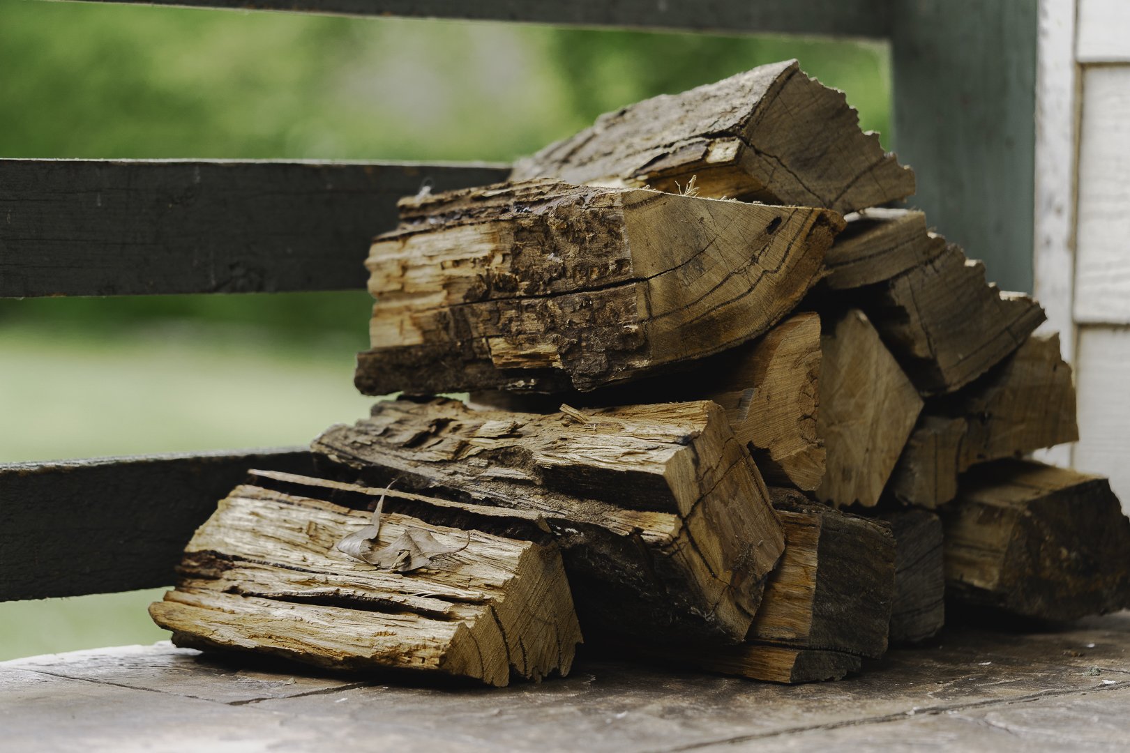 Stacked firewood — a Healesville winter staple